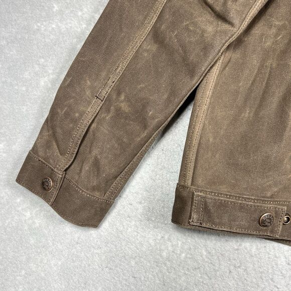 RAILCAR FINE GOODS Type 2 18 Ounce Wax Canvas Jacket Brown Men’s Large  NWOT - Picture 12 of 14